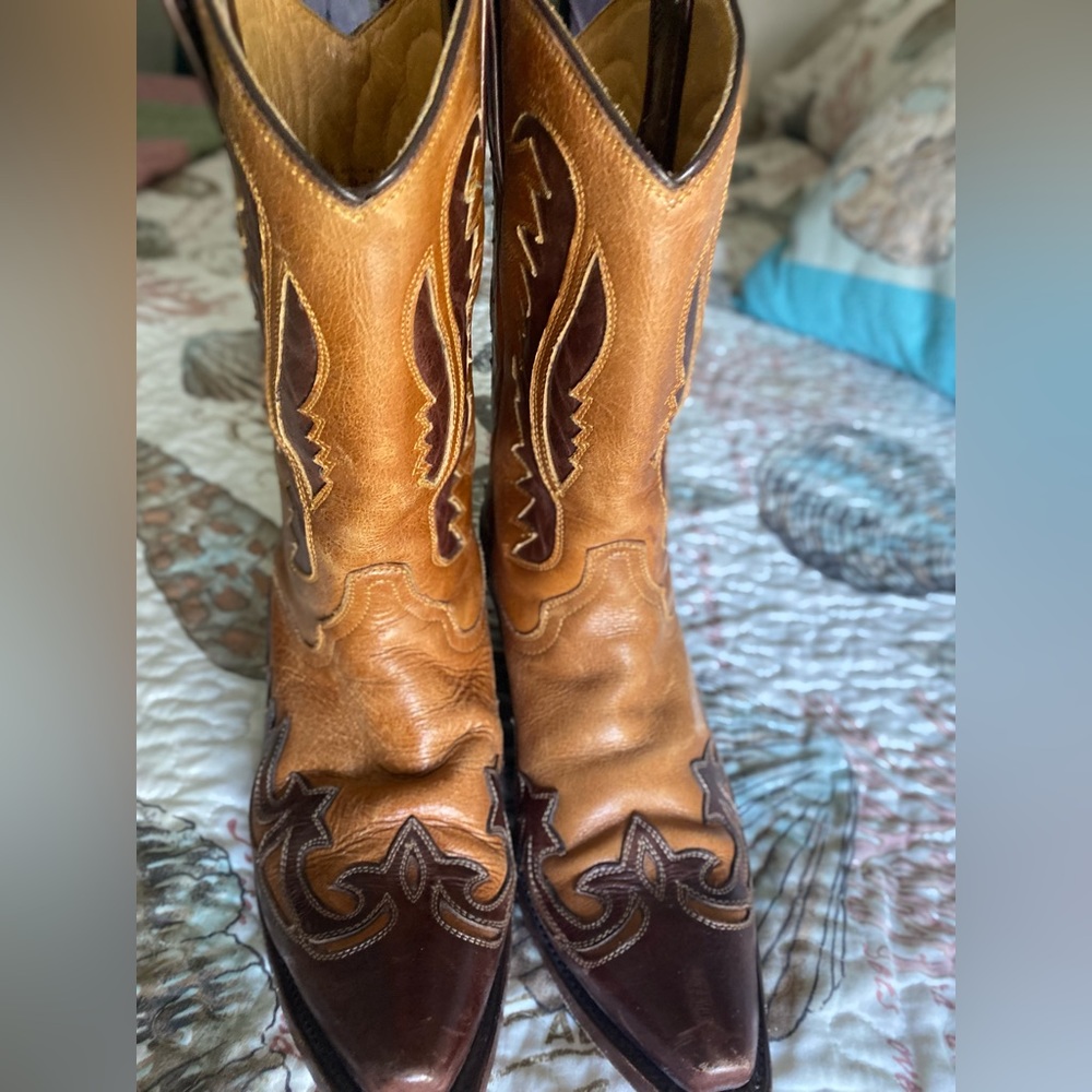 Genuine leather Cowboy Boots